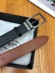 AAA Replica Prada Reversible Black Leather Belt - Pewter Buckle (7)_th.jpg